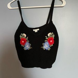 American Eagle outfitters knit crop top